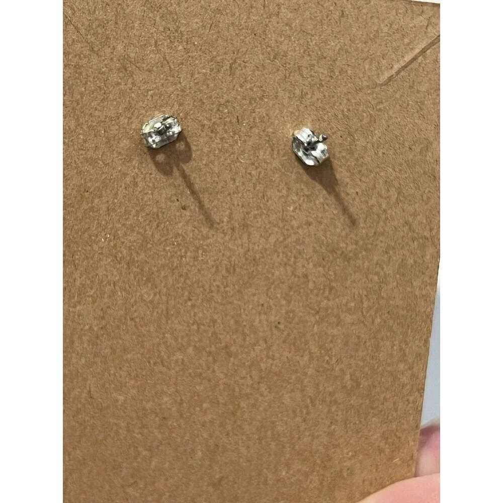 Rose Stud Earrings Metal Purple Lilac Lavender‎ dainty minimal feminine